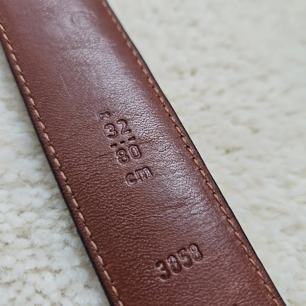Vintage Coach Black Leather Belt 1